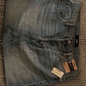 NWT AERO high rise denim miniskirt SZ 10
